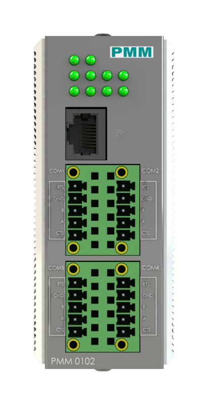 PMM0407 - Modbus Gateway TCP to 4x RTU